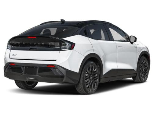 White / Black 2026 Nissan Leaf PLATINUM+