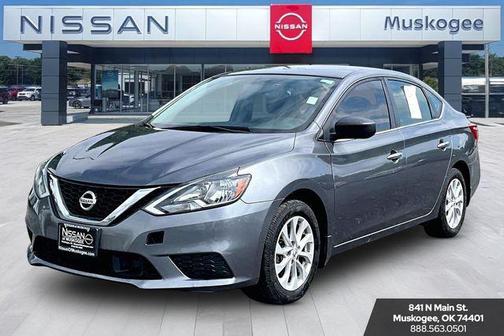 Gun Metallic 2018 Nissan Sentra SV