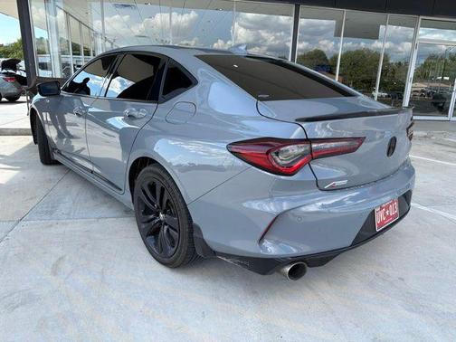 Liquid Carbon Metallic 2025 Acura TLX A-Spec