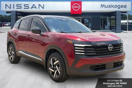 Scarlet Ember Tintcoat/Super Black 2025 Nissan Kicks SV