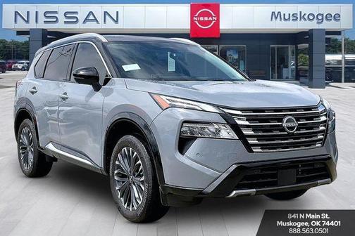 Boulder Gray/Super Black 2026 Nissan Rogue Platinum