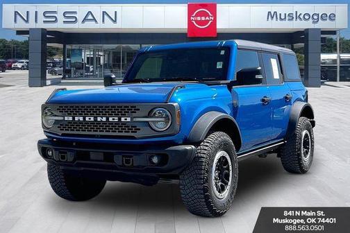 Blue Metallic 2022 Ford Bronco Badlands