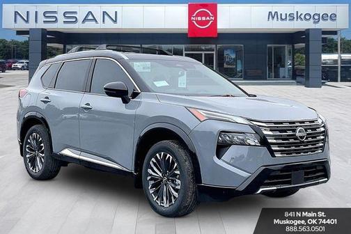Boulder Gray/Super Black 2026 Nissan Rogue Platinum