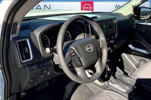 Glacier White 2025 Nissan Frontier SV
