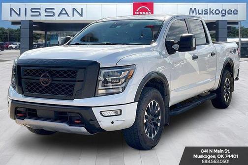 Glacier White 2023 Nissan Titan PRO-4X