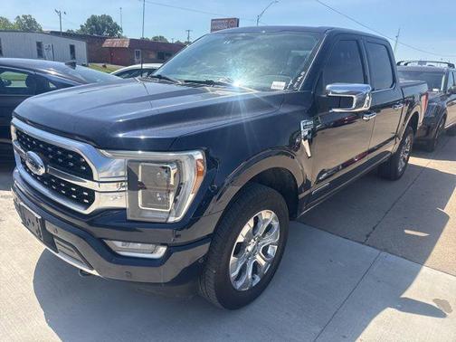 Antimatter Blue Metallic 2022 Ford F-150 Platinum