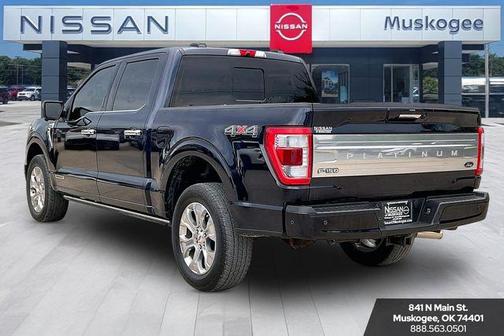 Antimatter Blue Metallic 2022 Ford F-150 Platinum