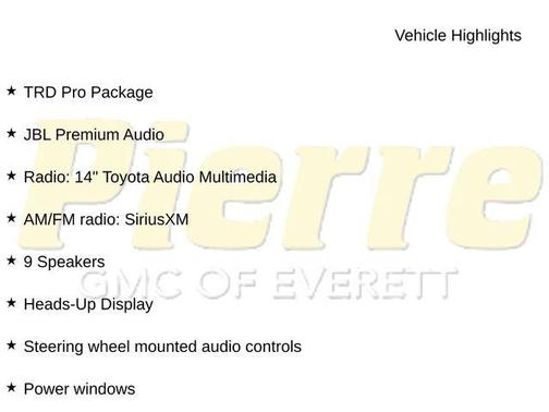 Black 2024 Toyota Tacoma Hybrid TRD PRO