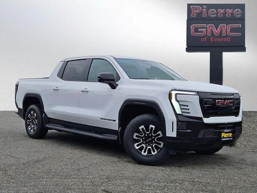 Summit White 2026 GMC Sierra EV Elevation