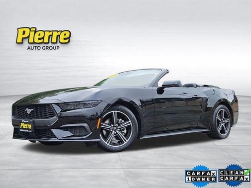 Shadow Black 2025 Ford Mustang EcoBoost Premium
