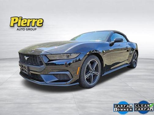 Shadow Black 2025 Ford Mustang EcoBoost Premium