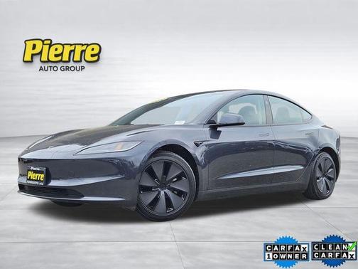 Stealth Gray 2025 Tesla Model 3 Long Range
