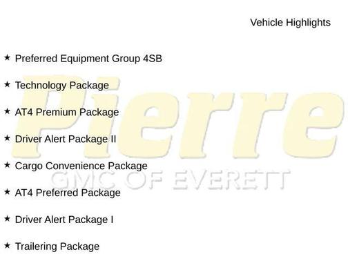 Summit White 2021 GMC Sierra 1500 AT4
