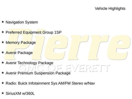 White Frost Tri-Coat 2020 Buick Enclave Avenir