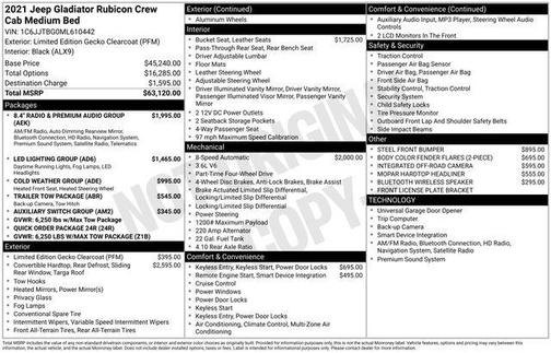 Limited Edition Gecko Clearcoat 2021 Jeep Gladiator Rubicon