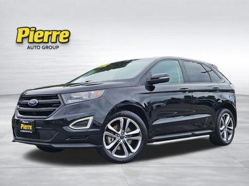 Shadow Black 2018 Ford Edge Sport