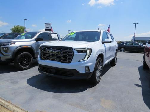 Glacier White Tricoat 2026 GMC Acadia Denali
