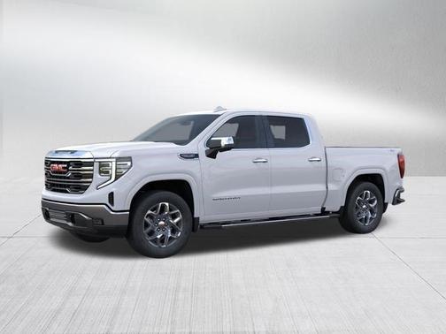 Glacier White Tricoat 2026 GMC Sierra 1500 SLT