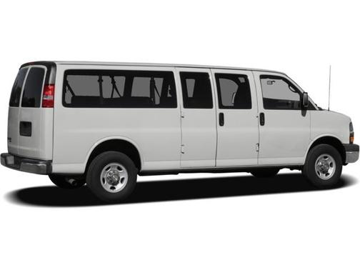 Summit White 2007 Chevrolet Express 3500 LT