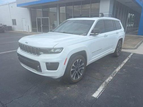 Bright White Clearcoat 2021 Jeep Grand Cherokee L Overland