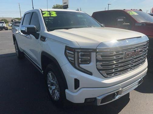 White Frost Tricoat 2023 GMC Sierra 1500 Denali
