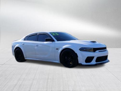 White Knuckle Clearcoat 2023 Dodge Charger Scat Pack