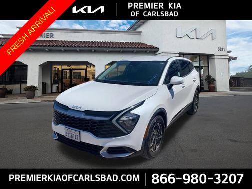 Snow White Pearl 2023 Kia Sportage Hybrid LX