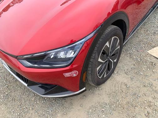 Red 2024 Kia EV6 Wind