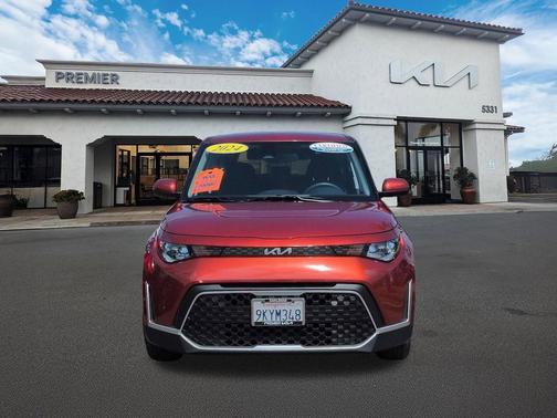 Orange 2024 Kia Soul LX
