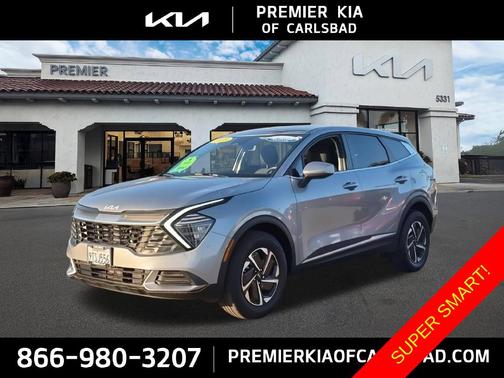 Steel Gray 2025 Kia Sportage Hybrid LX
