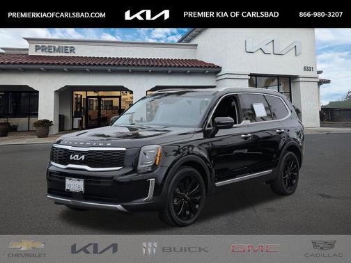 Ebony Black 2022 Kia Telluride S