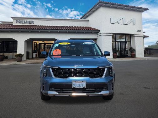 Mineral Blue 2025 Kia Sorento Hybrid EX