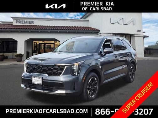 Grey 2024 Kia Sorento S