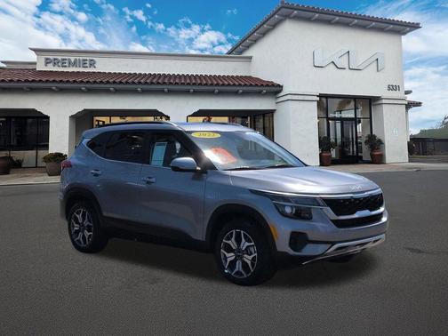 Steel Gray 2022 Kia Seltos EX