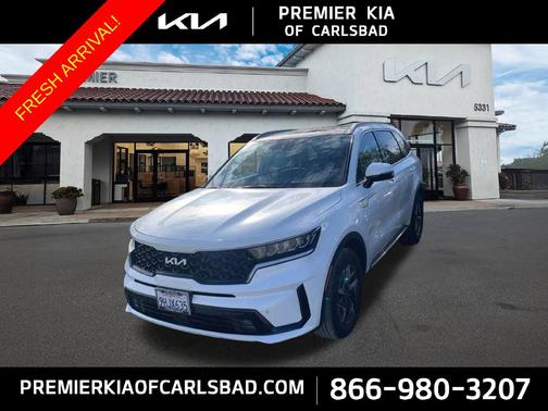 Snow White Pearl 2023 Kia Sorento Hybrid EX