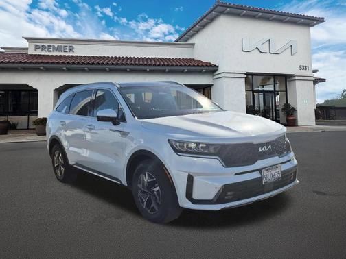 Snow White Pearl 2023 Kia Sorento Hybrid EX