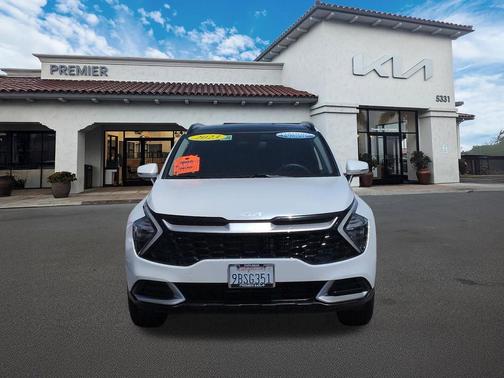 Snow White Pearl 2023 Kia Sportage Hybrid EX