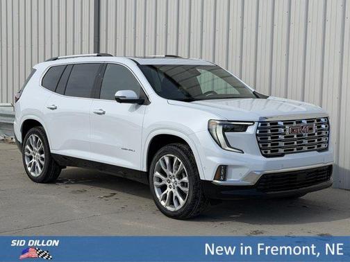 Glacier White 2026 GMC Acadia Denali