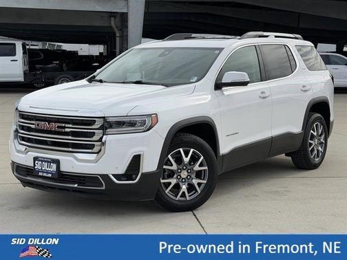 Summit White 2023 GMC Acadia SLT