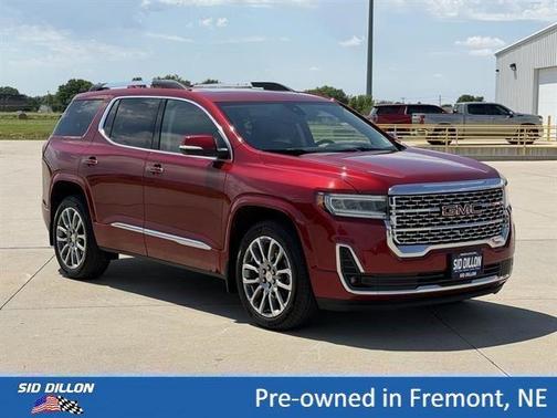 Volcanic Red 2023 GMC Acadia Denali