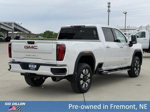 White Frost Tri-Coat 2024 GMC Sierra 3500 Denali