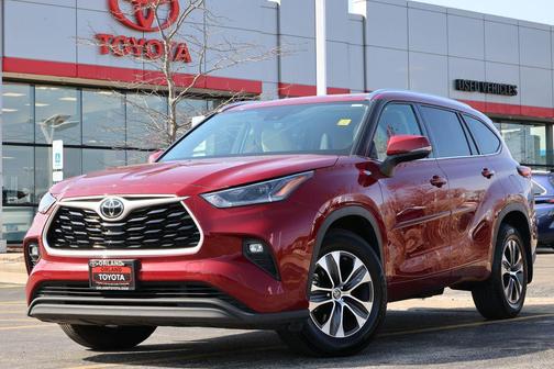 Ruby Flare Pearl 2021 Toyota Highlander XLE