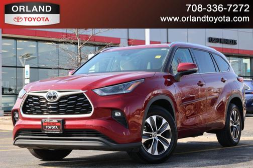 Ruby Flare Pearl 2021 Toyota Highlander XLE