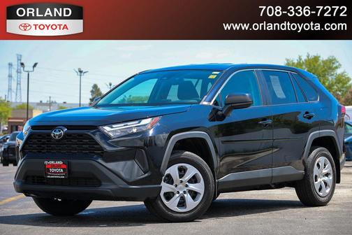 Midnight Black Metallic 2023 Toyota RAV4 LE