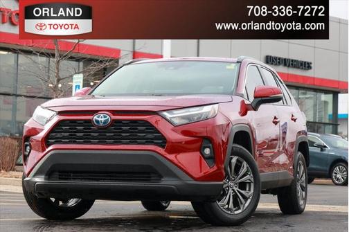 Ruby Flare Pearl 2022 Toyota RAV4 Hybrid XLE Premium