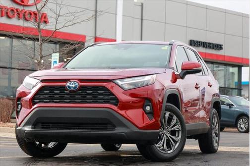Ruby Flare Pearl 2022 Toyota RAV4 Hybrid XLE Premium