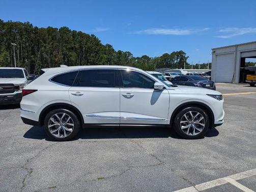 Platinum White Pearl 2022 Acura MDX TECHNOLOGY