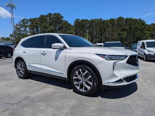 Platinum White Pearl 2022 Acura MDX TECHNOLOGY