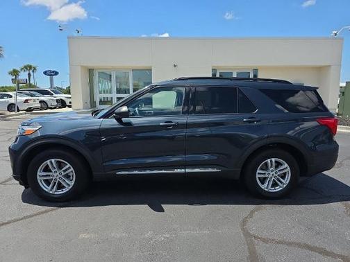 STONE BLUE METALLIC 2022 Ford Explorer XLT
