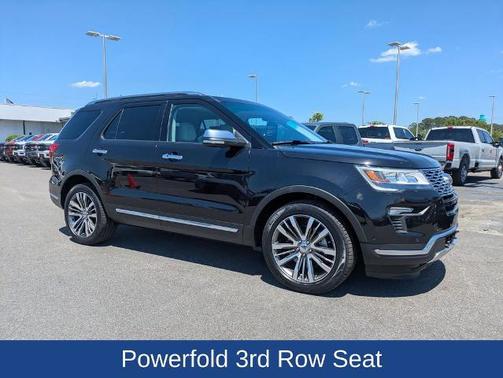 AGATE BLACK 2019 Ford Explorer PLATINUM